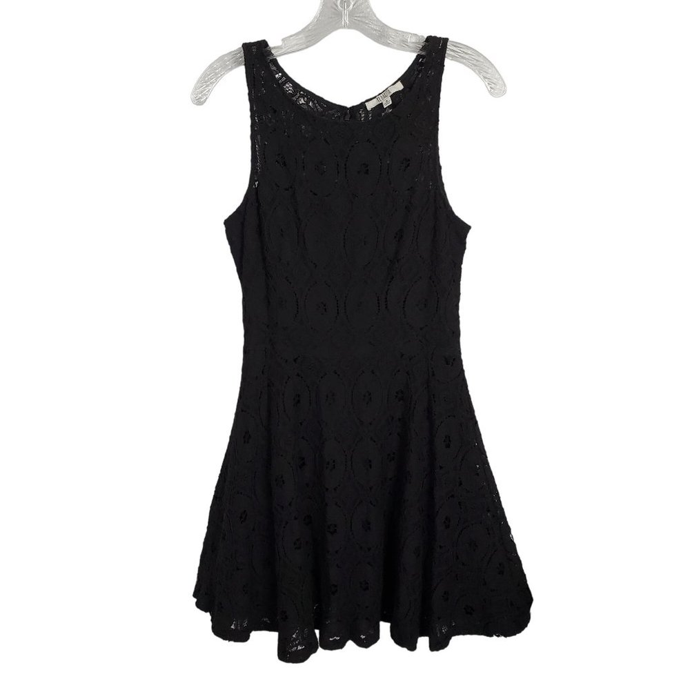 BB Dakota Size 8 Dress Renley Fit & Flare Minidress Bateau Sleeveless Black - Picture 2 of 13
